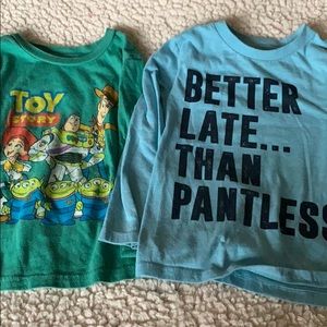 2 long sleeve t’s
